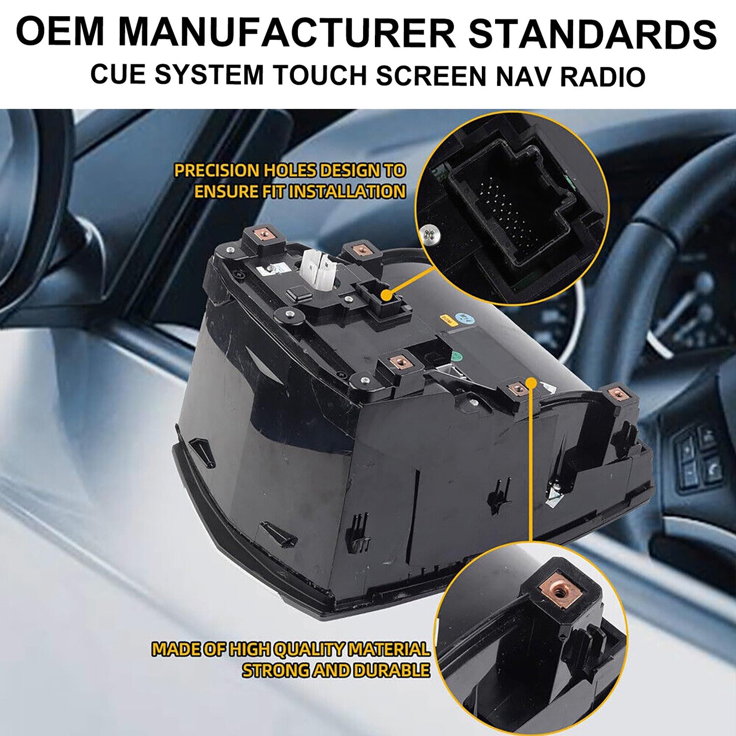 for Cadillac 13 - 20 CTS ATS ELR SRX XTS CUE System Touch Screen Nav Radio NEW