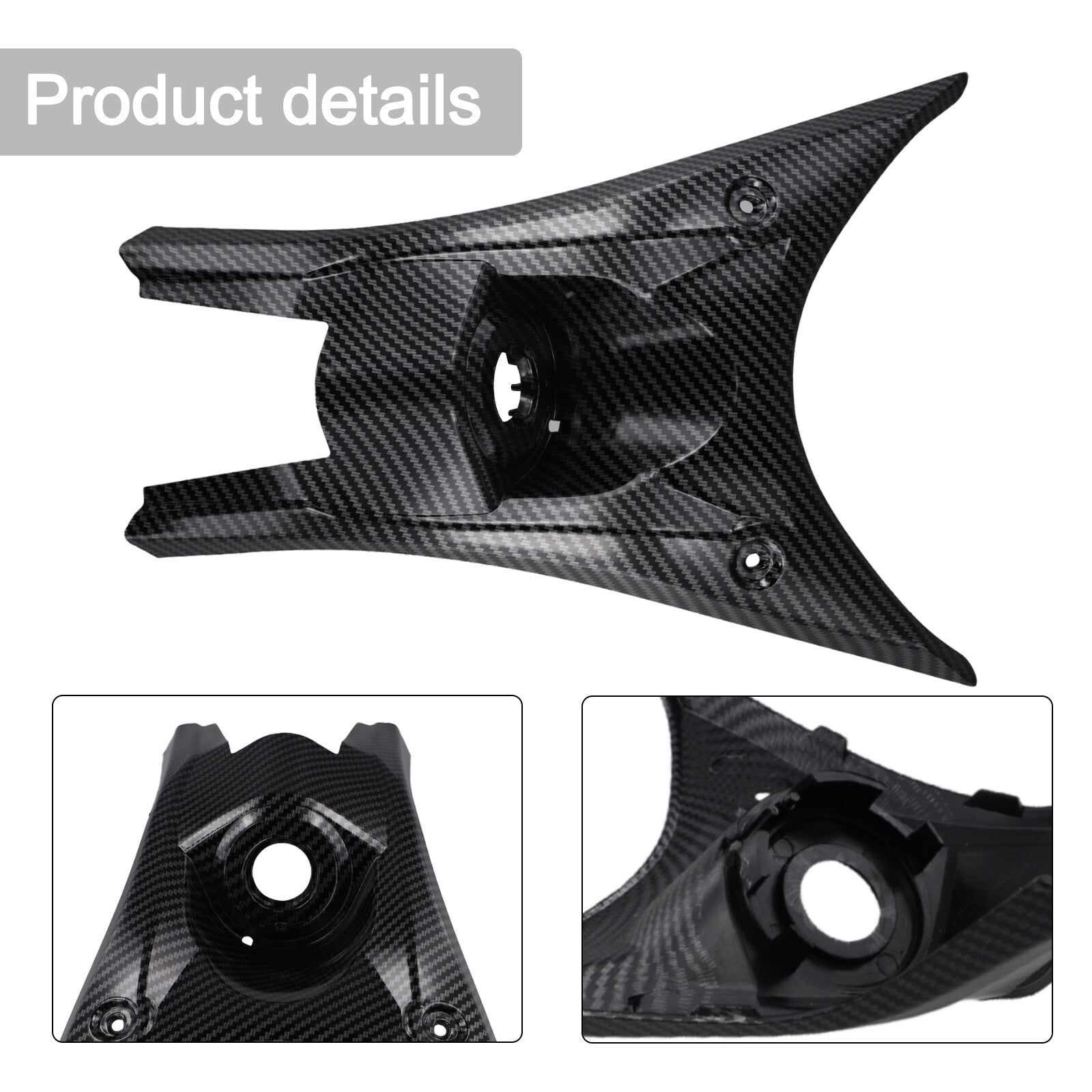 Ignition Key Case Cover Panel Fairing Carbon Fiber For Z800 2013-16