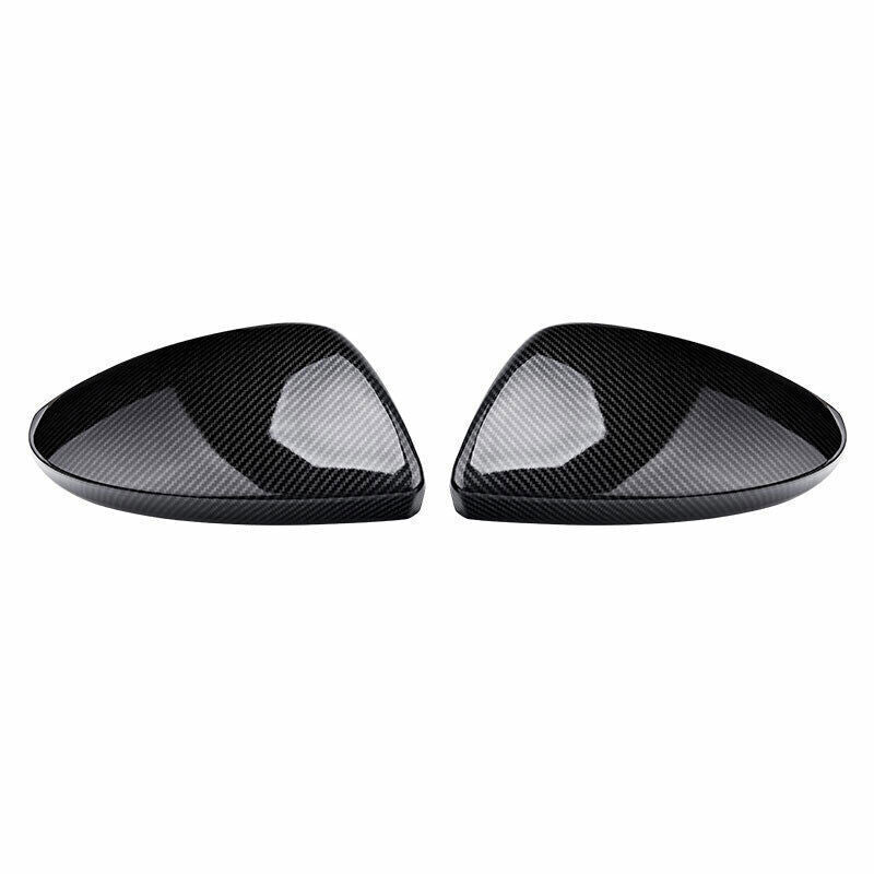 2P for Audi for A8 2019-2023 ABS Carbon Fiber Rear View Side Door Mirror Cover Trim