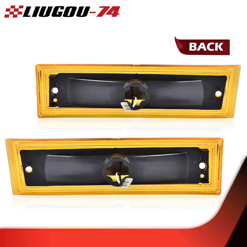 Brand new LED front marker light assembly suitable for 1981-1991 for Chevrolet C10 C20 C30 for GMC models.