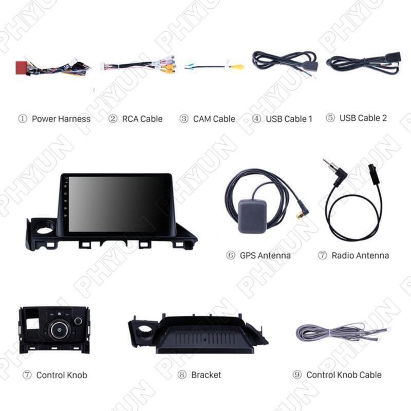 Head Unit Radio Player GPS FM for Mazda 6 Atenza 2017 LHD 9 Android 10 1+16GB