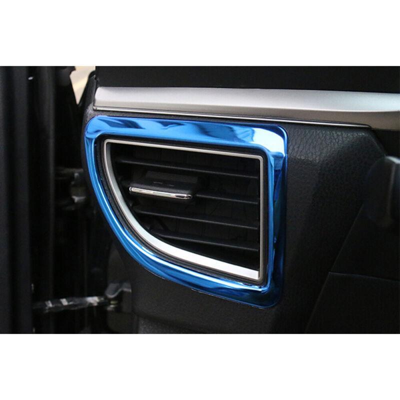 for Toyota for Corolla 14-2018 Blue Titanium Left And Right Air Outlet Vent Trim 2