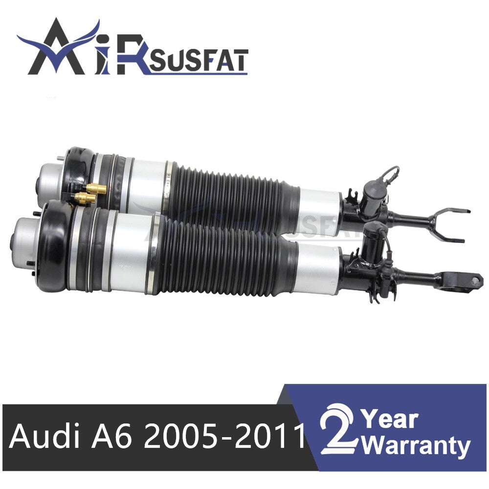 Pair Front Air Suspension Shock Struts for Audi A6 Allroad S6 4F C6 Avant 05-11