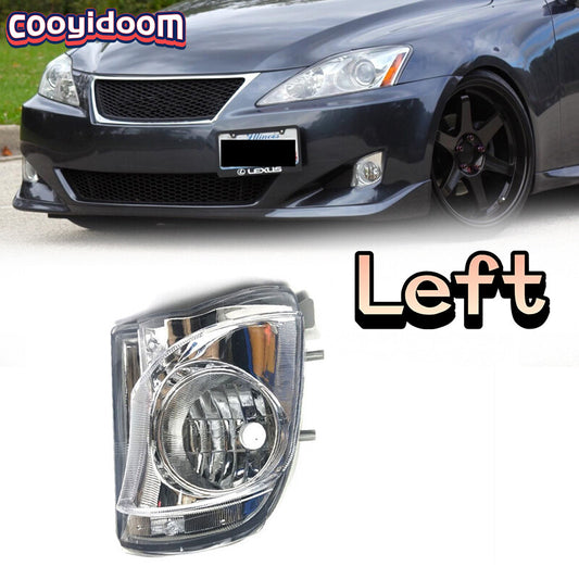 Left Front Bumper Clear Lens Fog Light for LEXUS IS250 IS350 2006-2010