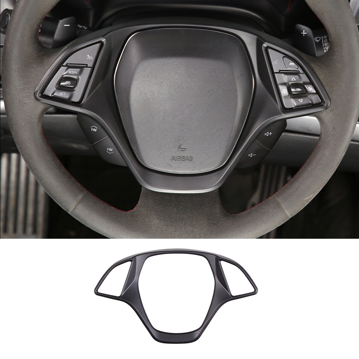 Matte Black ABS Rear Badge Cover Trim for Ford Ranger 2015 - 2021 USA