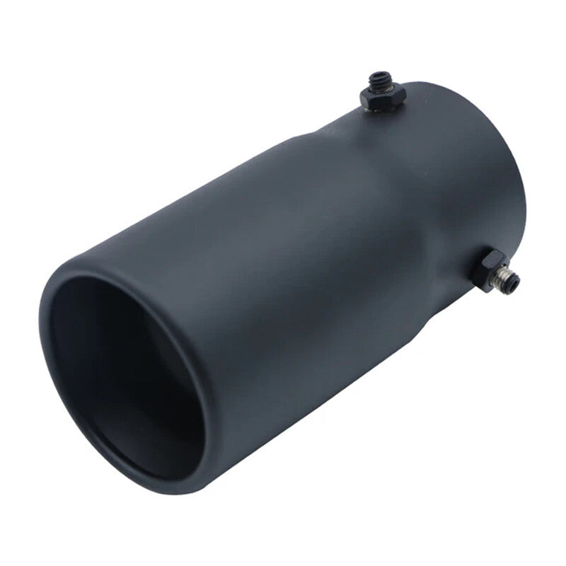 Car Exhaust Tail Muffler Tip Stainless Steel Matte Black Exhaust Tips Pipe Tube