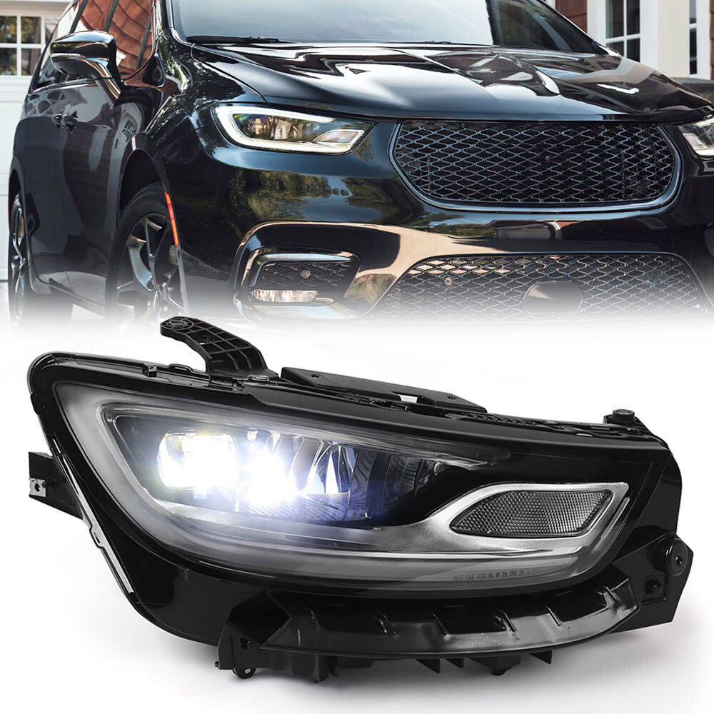 Suitable for Chrysler for Pacifica 2021-2023 LED headlight assembly, passenger right light.