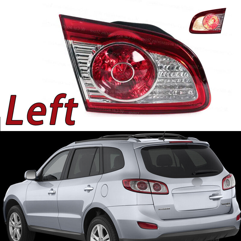 1Pcs Left Red Rear LED Inner Tail Light Cove for Hyundai Santa Fe 2010-2012