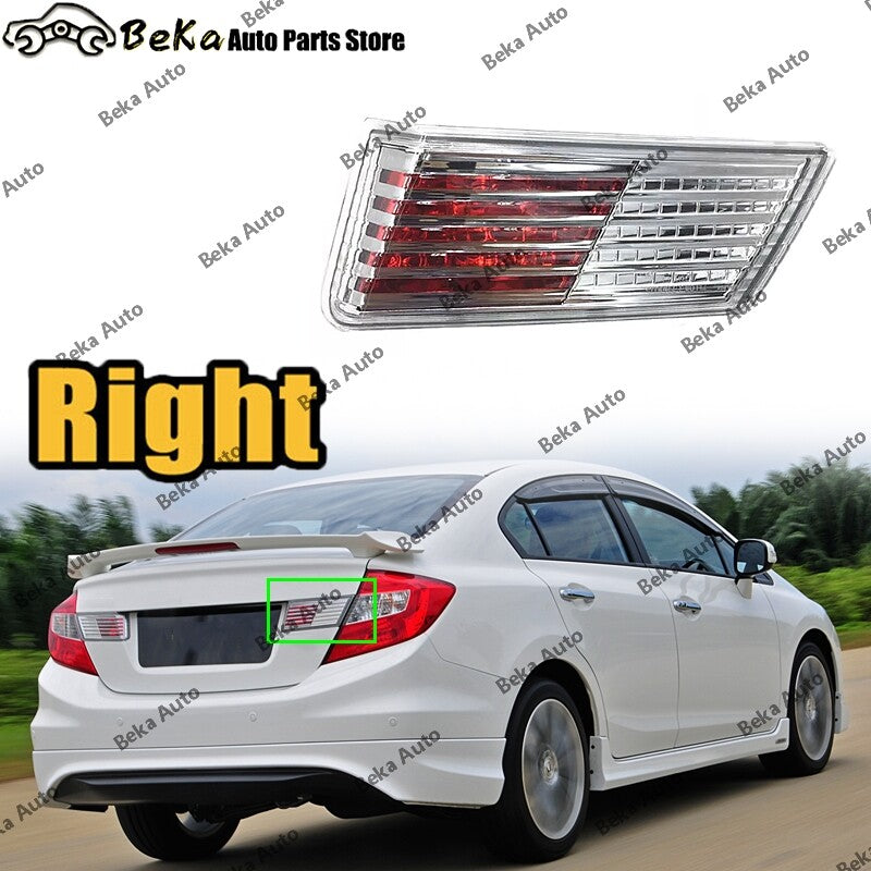 The right inner rear taillight and brake light are applicable to the 2012-2013 for Honda for Civic sedan.