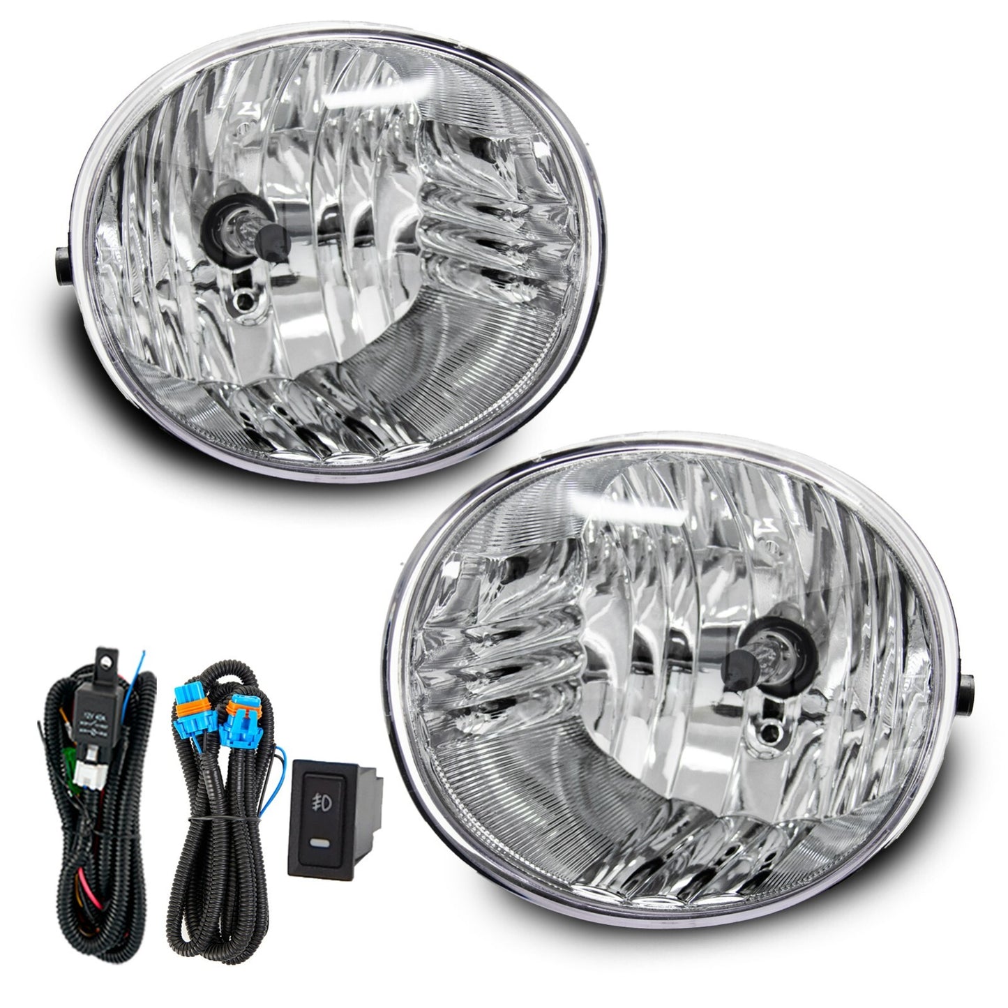 A pair of 04-05 for Toyota Rav4/05-07 for Toyota for Avalon fog lights and front bumper lights.