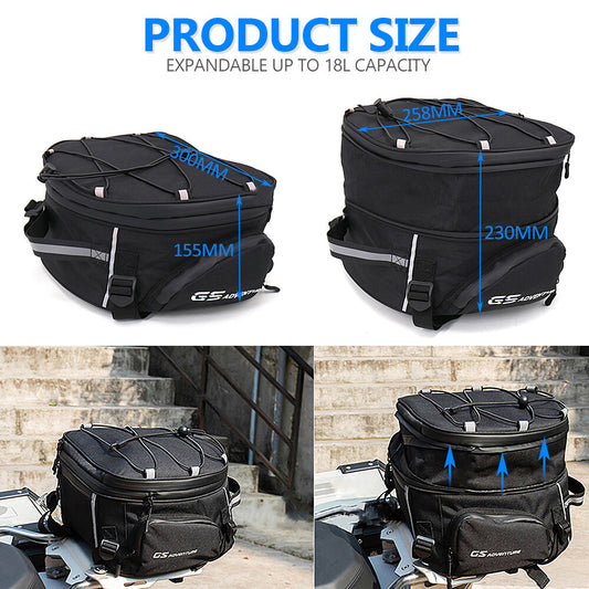 Universal Dirt Bike Duffel Bag Saddlebag Tailbag Tail Bags for Kawasaki Z900