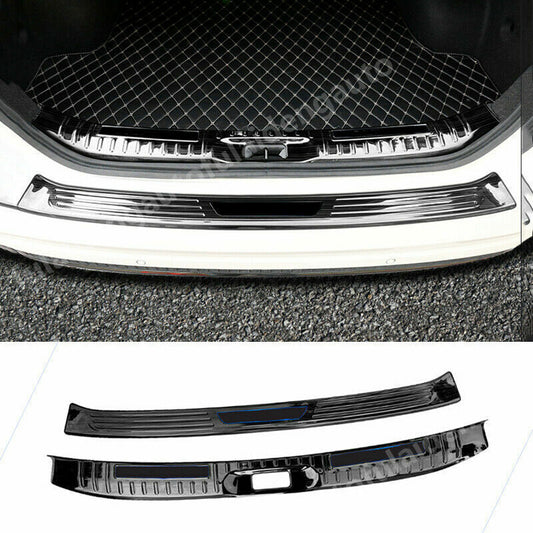 for Nissan Altima 19-2024 Black Rear Bumper Protector Plate Cover Trim Guard 2p