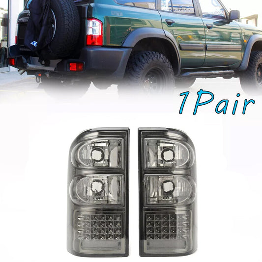 Smoked LED Rear Lamp Tail Lights LH+RH FIT for Nissan Patrol GU Y61 1997-2004