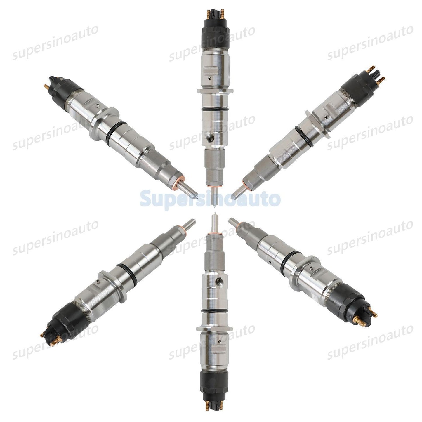 6 Fuel Injector for Komatsu 6D114E-5 PC300-10 QSL9 Engine 0445120305 WTY