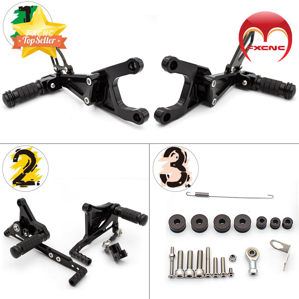 Suitable for Benelli CNC Racing Footpegs footrest gear sets TNT125 TNT135 2016 2017-2022
