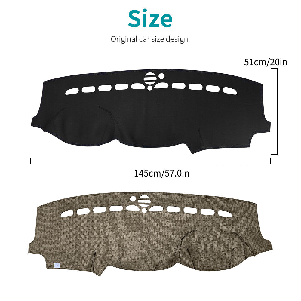 for Jeep Grand Cherokee 2011-2017 Leather Dashboard Cover Pad Sunshade Dash-Mat