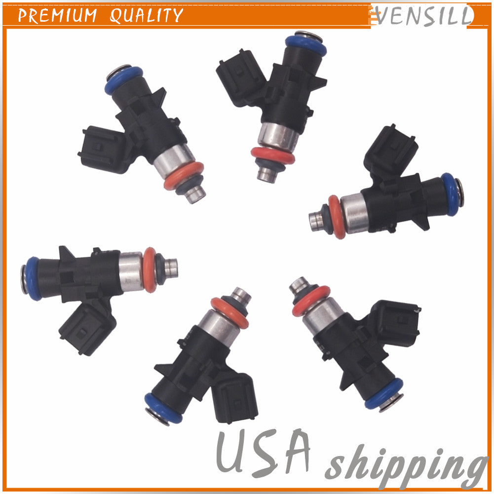 6X Fuel Injectors for Chrysler 200 300 for Dodge Avenger for Jeep Wranger for Ram 0280158233