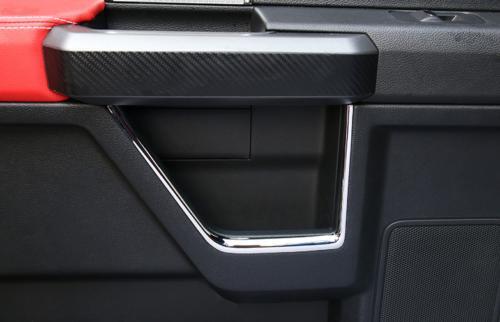 for Ford F150 F-150 2015-2020 Chrome Silver Interior Door Panel Cover Trim 2PCS