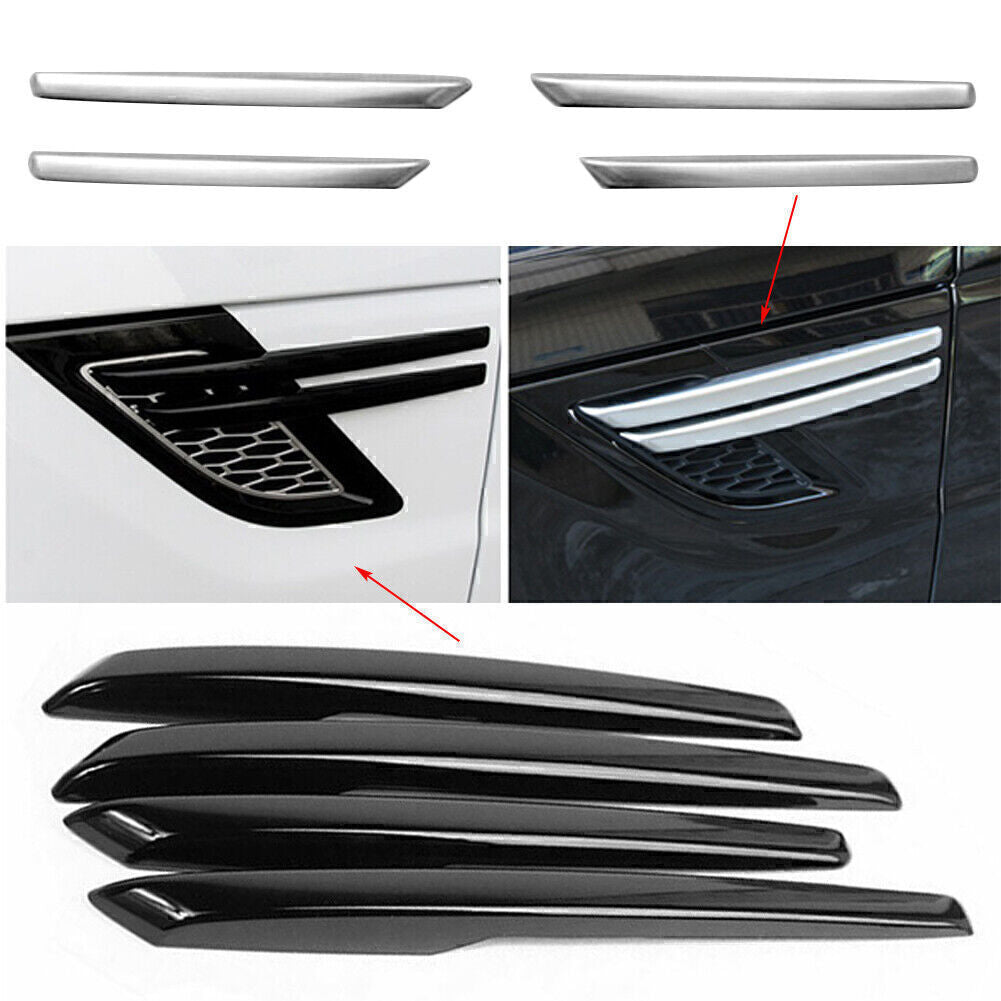 4PCS Side Front Fender Air Wing Vent Cover Trims for Range Rover Sport 2014-2017