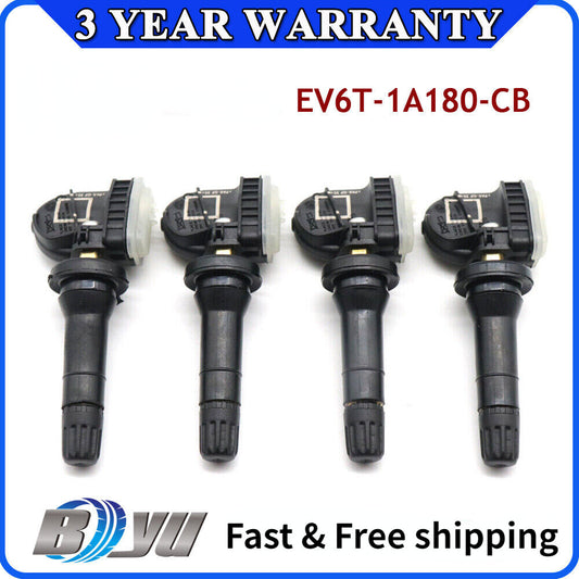 4x 433MHz Tire Pressure Monitoring System (TPMS) Sensor EV6T-1A180-CB for Ford Focus Ranger