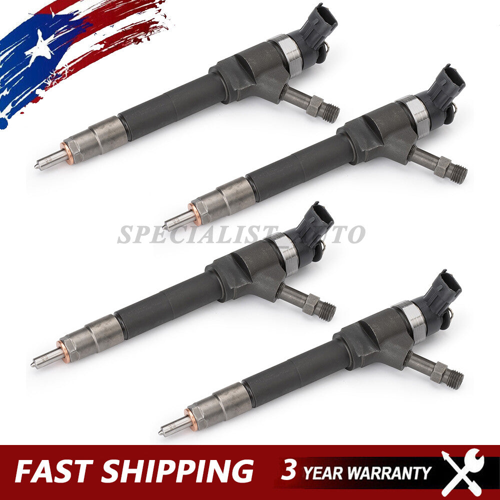 4PCS Fuel Injectors Common Rail Injector for Ford Ranger for Mazda BT50 0445110249