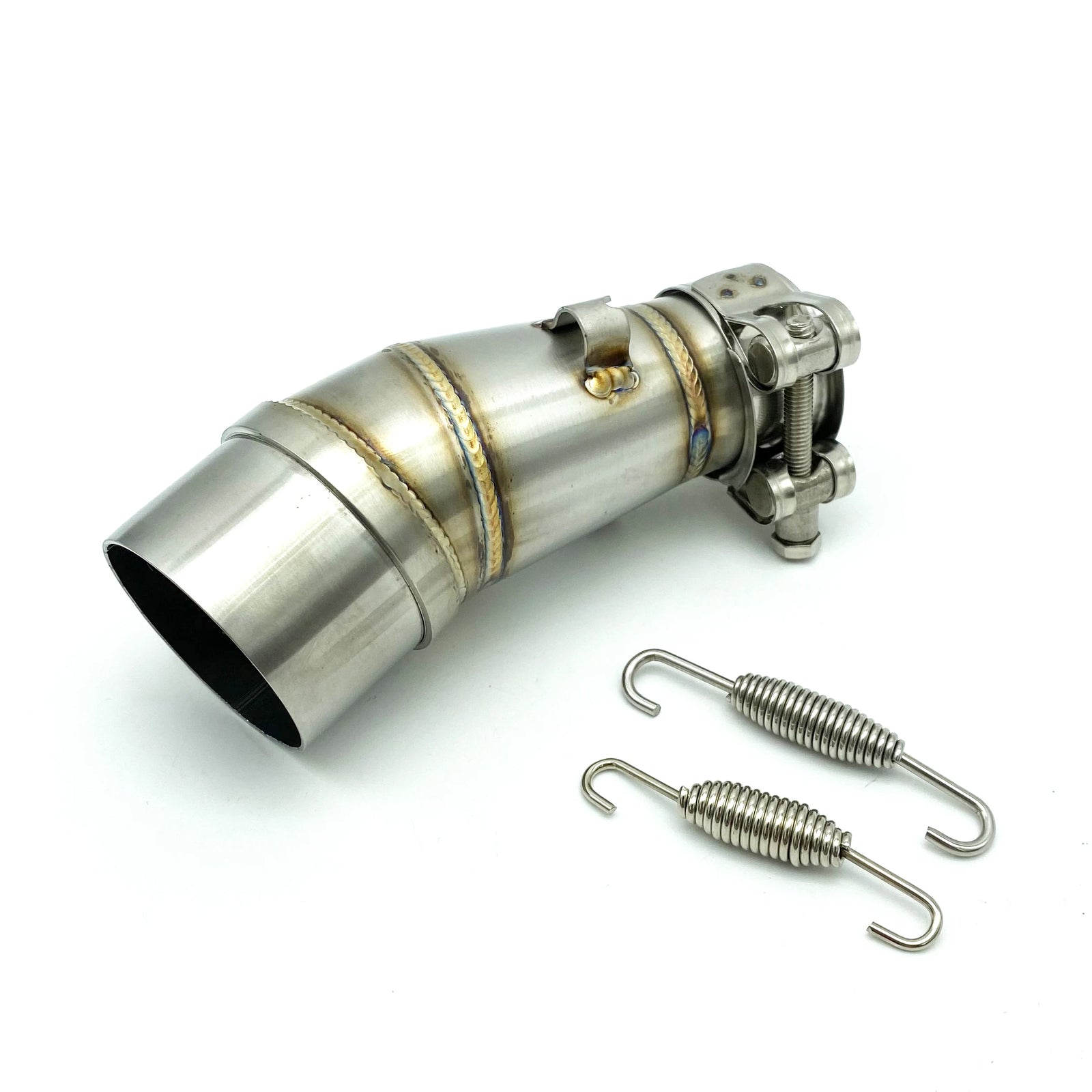 Middle Pipe Exhaust Muffler 51mm Tail Pipe Motorcycle Escape Link Pipe For Kawas