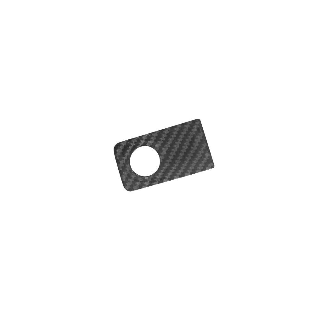 Carbon Fiber Passenger Glove Box Lower Latch Trim Cover for KIA Sedona 2015-2016