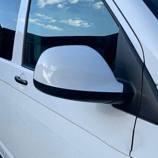 for VW Transporter T5T5.1T6 Wing Mirror Cover Caps Right Passenger Side White Bu