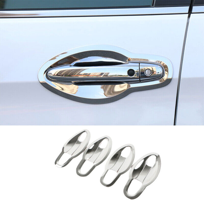 for Honda CRV CR-V 2012-2016 Outer Side Door Bowl Cover Trim Chrome Stainless
