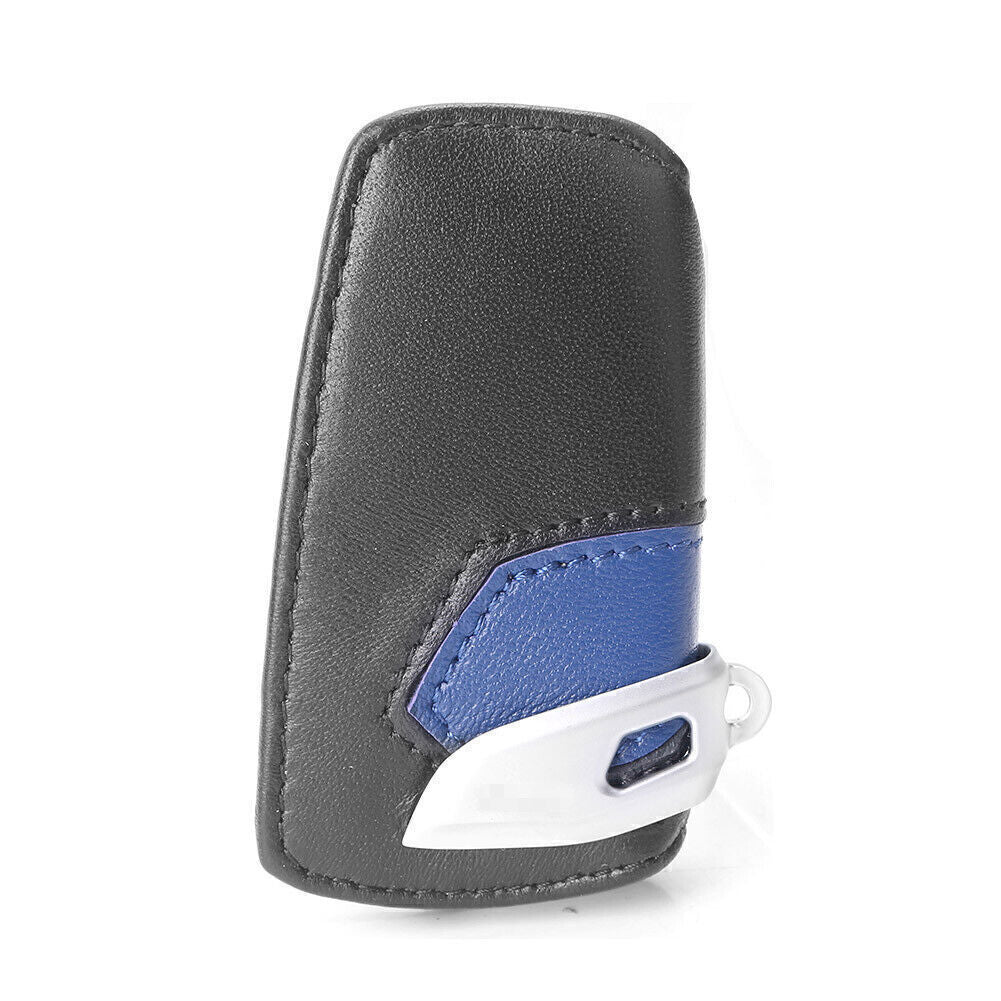 Car Leather Key Holder Case Cover for BMW 2 3 5 Series M3 M5 X1 X3 X5 X6 Blue