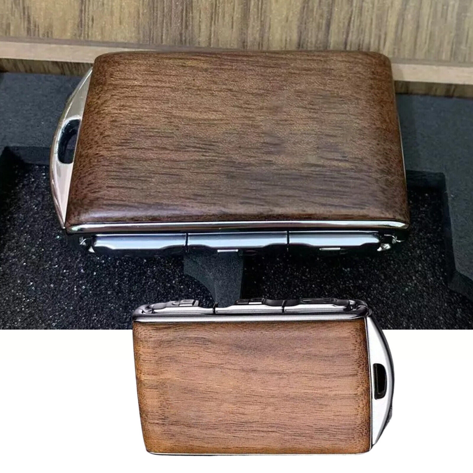 Key Wooden Remote Control Case Fob Shell Cover for Volvo S60 S90 XC40 XC60 XC90