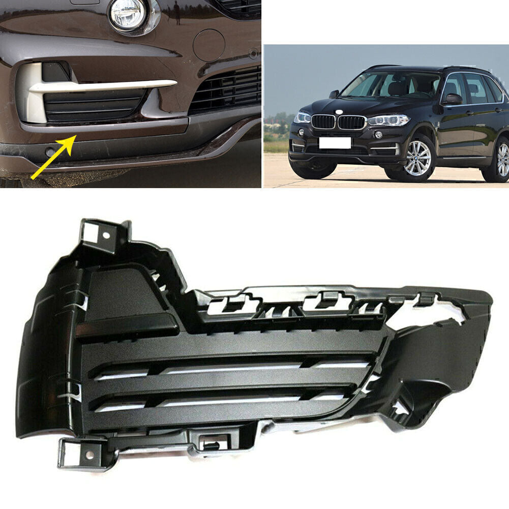 Right Front Bumper Lower Grille Textured Closed Grid Fit 2014-2017 for BMW X5 F1