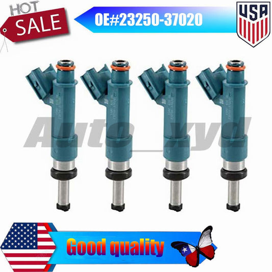 4PCS 23250-37020 Fuel Injector Replacement for Toyota Prius for Lexus 1.8L 10 11 XYD