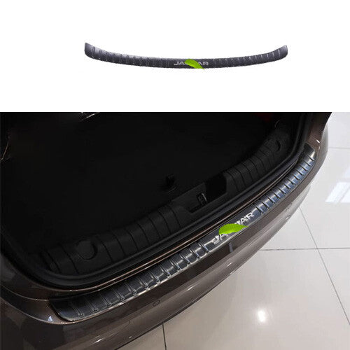 for Jaguar XF 2016-2020 Strip Trim Rear Outer Bumper Black Steel Protect Guard