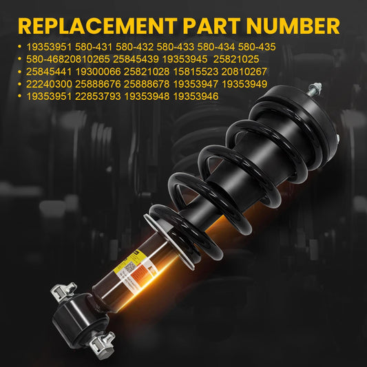 2PCS Front Shock Struts MagneRide For 07-14 for Cadillac for Escalade for Chevy Tahoe for GMC 