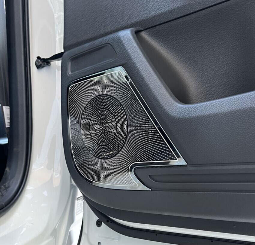 for Honda CR-V CRV 2023 2024 Black Titanium Interior Door Speaker Cover Trims 4P