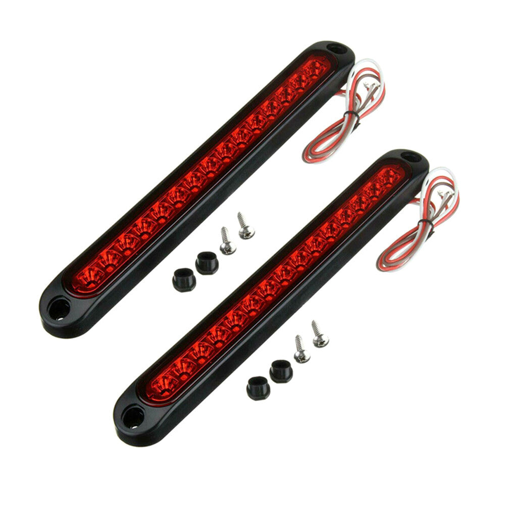 2X LED Sealed Trailer Truck Stop Tail Rear Brake Turn Light Bar Red For X4 for X5 X6