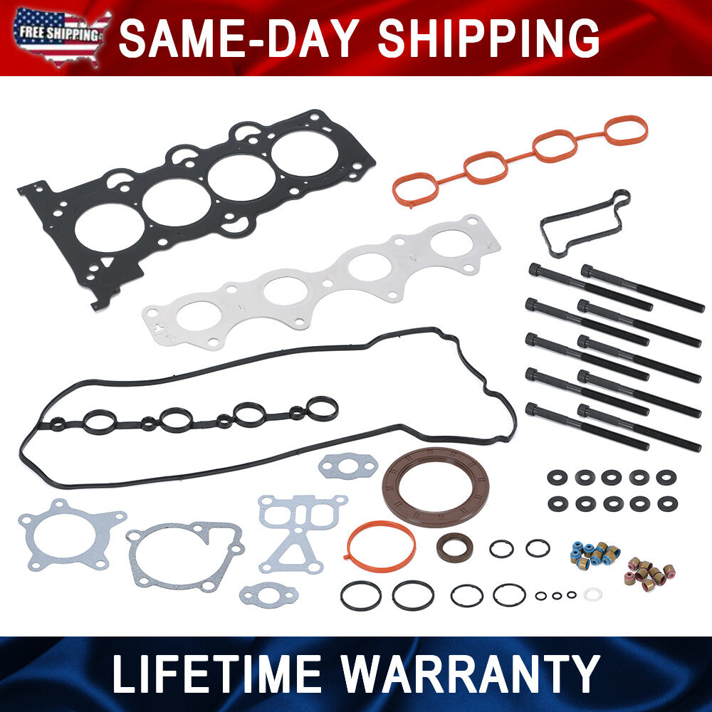 Head Gasket Valves Bolt Set For 2012-2019 for Kia Rio Soul for Hyundai Accent 1.6L