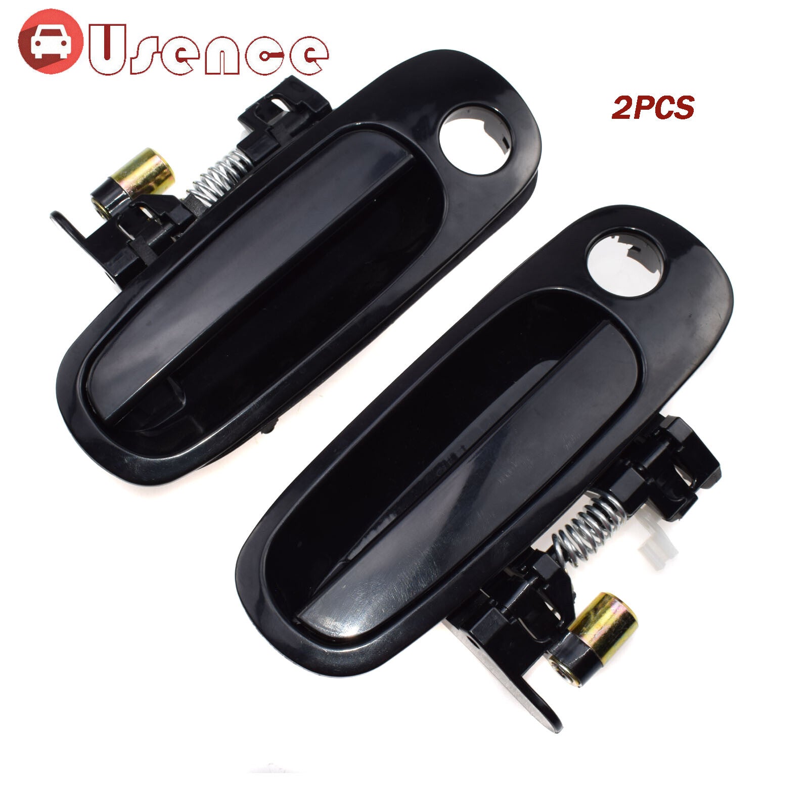 2Pcs Exterior Outside Door Handle Front Left + Right for Toyota for Corolla 1998-02