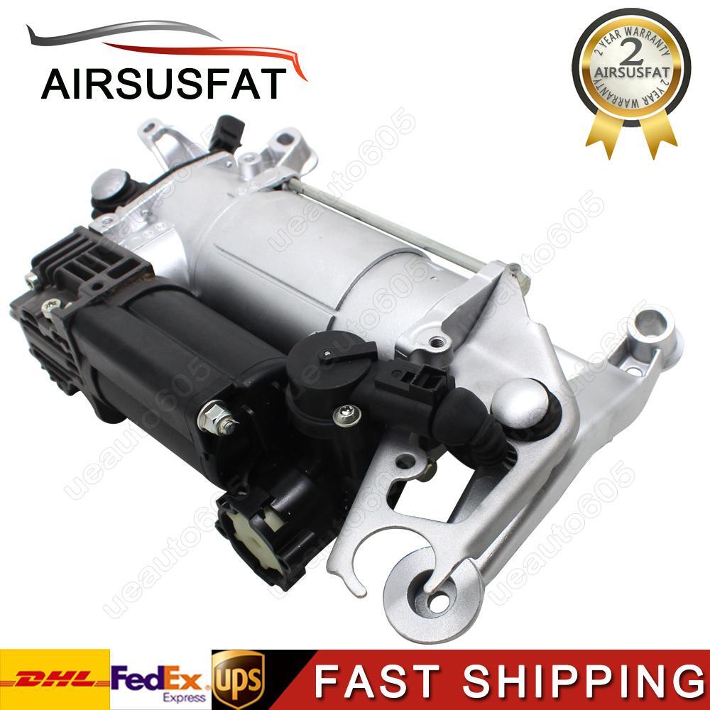 for AUDI Q7 4LB 2006-2015 AIR SUSPENSION COMPRESSOR PUMP W/ BRACKET 4L0698007