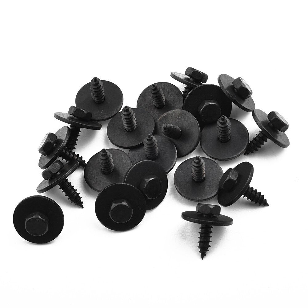 20 Bumper Fender Splash Cover Rivet Clip Bolt Screw Threads Applicable to 0714712916