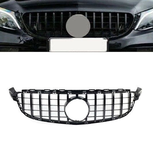 GTR Style Front Bumper Radiator Hood Grille for Benz W205 C63 C63S 15-18 15