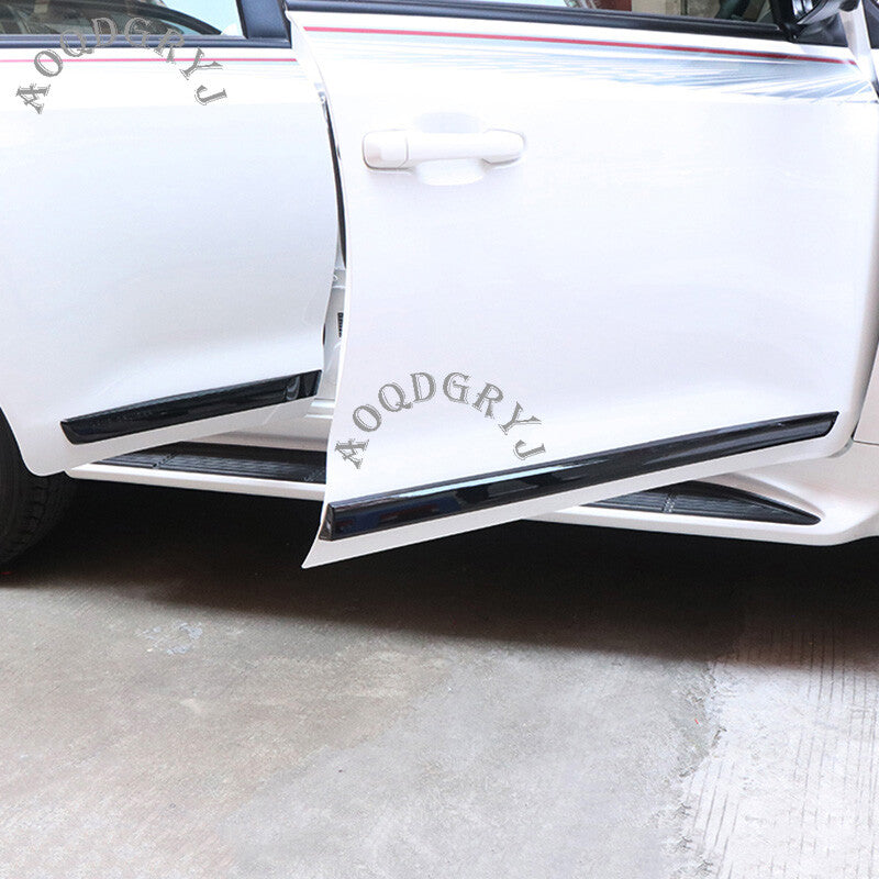 Glossy Black Side Door Body Molding Trim Cover for Toyota for Land Cruiser 2008-2021