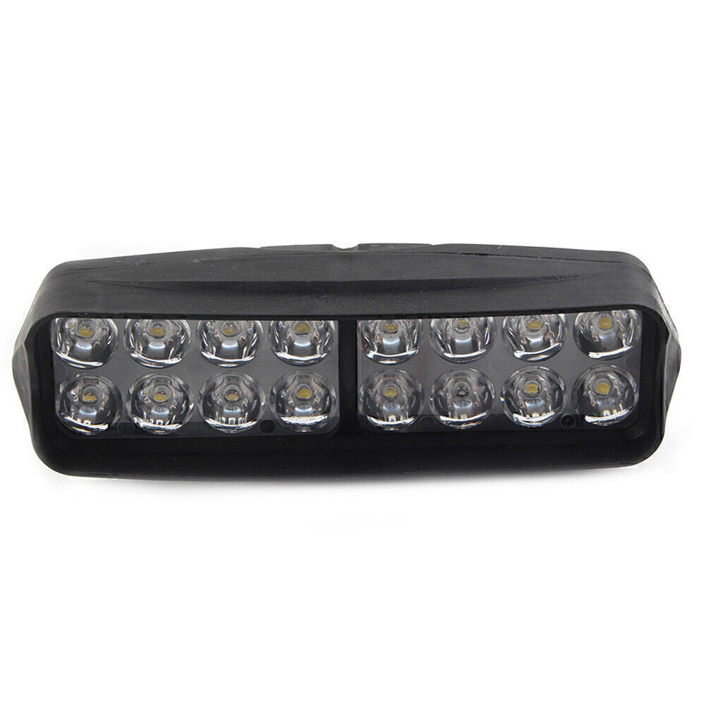 1X Motorcycle Headlight Spot Fog Light 16-LED Bulbs Headlamp for Car UTV ATV