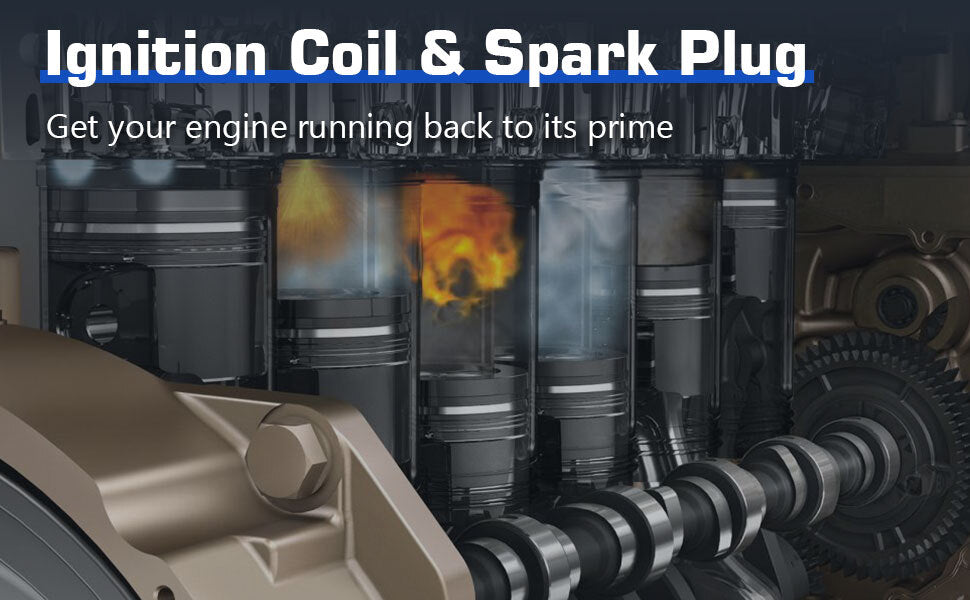 6x Ignition Coils + Iridium Spark Plugs UF535 for Mercedes-Benz C250 C280 C230