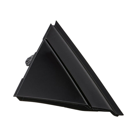 Gloss Black Left for 2012 2013-19 for FIAT 500 Front View Mirror Triangle Plate Trim