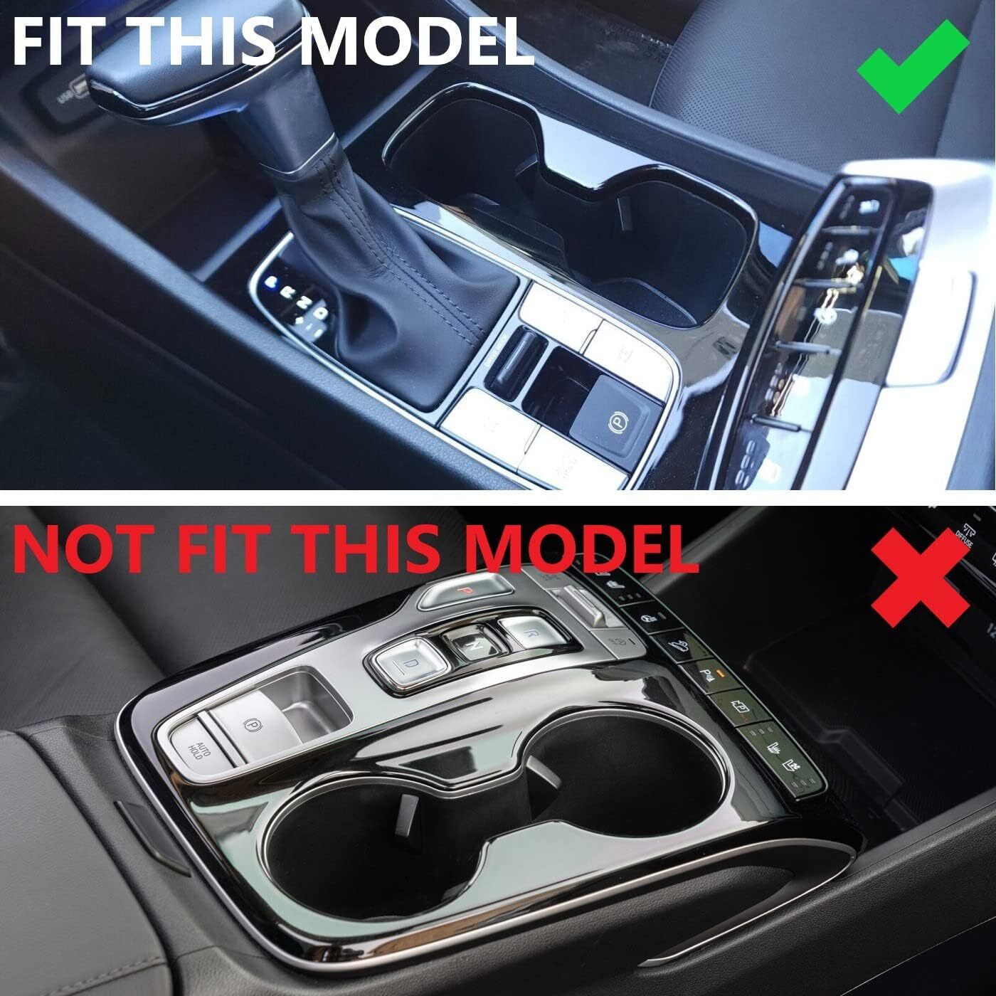 Carbon Fiber Style For 2022-2025 for Hyundai for Tucson Car Gear Shift Panel Cover Trim?
