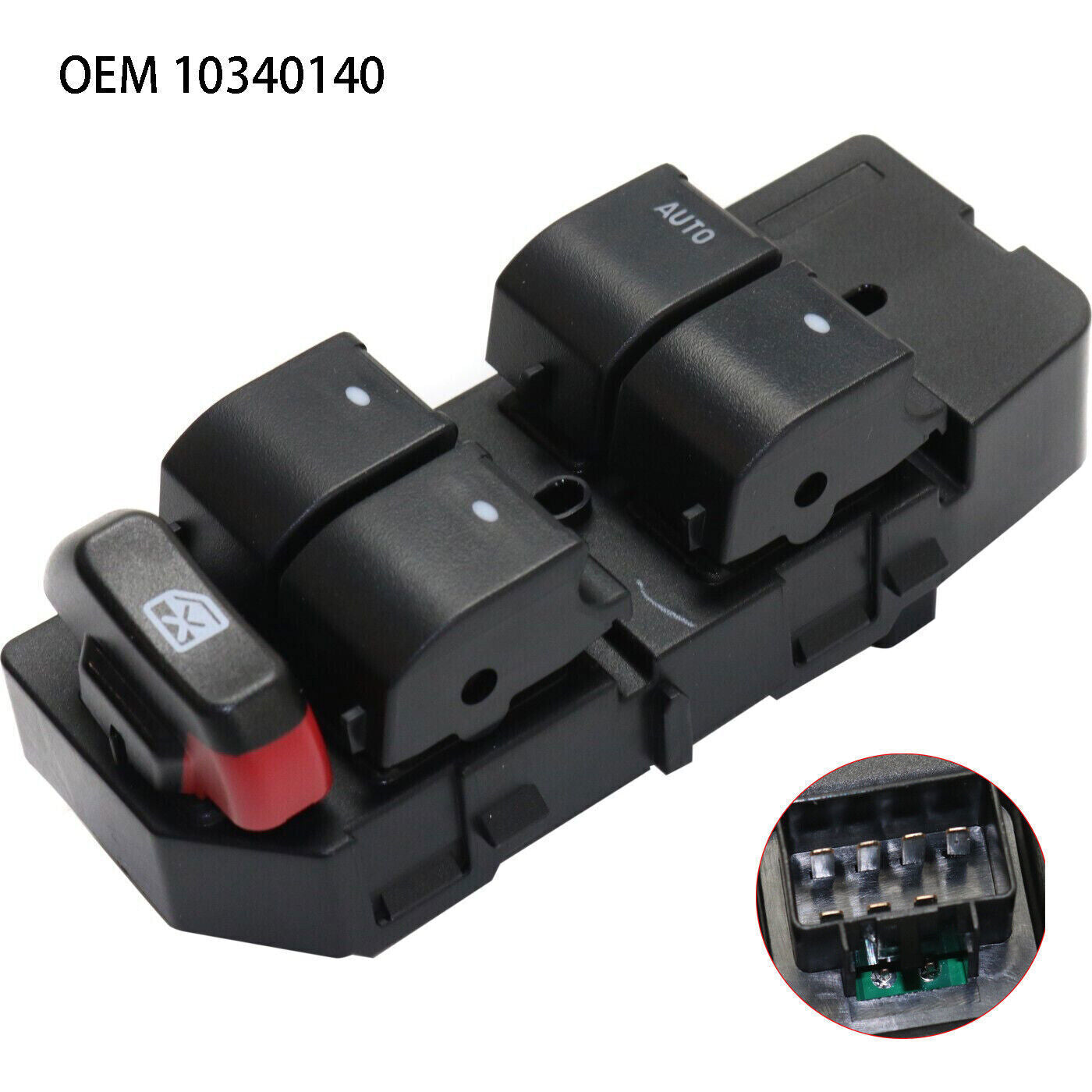 For 2006-2008 for Chevrolet Impala Power Window Switch Front Driver Side 10340140 1