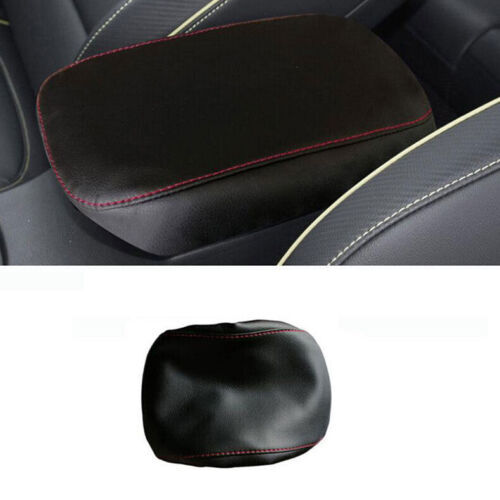 for Hyundai Kona 2018-2023 Black PU Central Console Armrest Box Trim Holster Cap