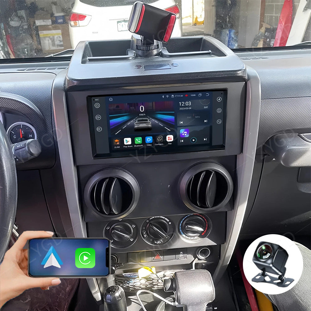 for Jeep for Wrangler / for Jeep 2007-2015 Android Carplay Car Stereo Radio GPS Screen DSP